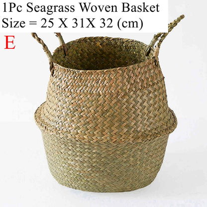 Rattan Hanging Flower Pot