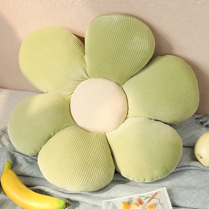 Stuffed Six Petal Flower Cushion