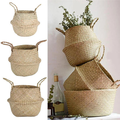 Rattan Hanging Flower Pot