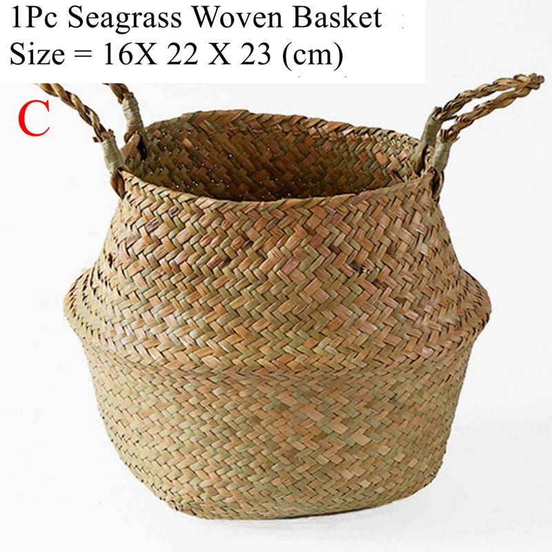 Rattan Hanging Flower Pot