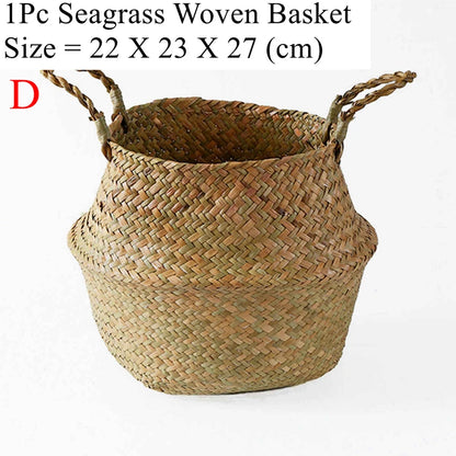 Rattan Hanging Flower Pot