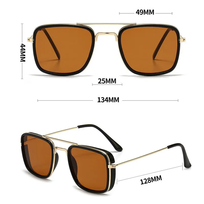 Korean Version Glasses Retro Square Sunglasses