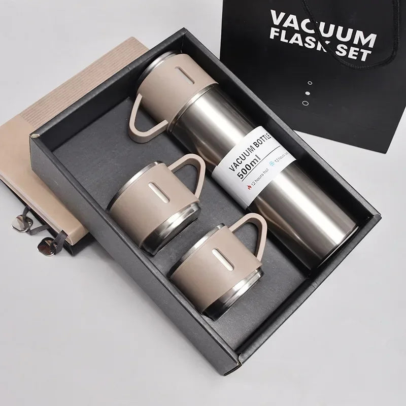 Stainless Steel Vacuum Insulated Bottle Gift Set