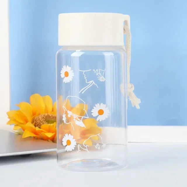 Small Daisy Frosted Plastic Mug