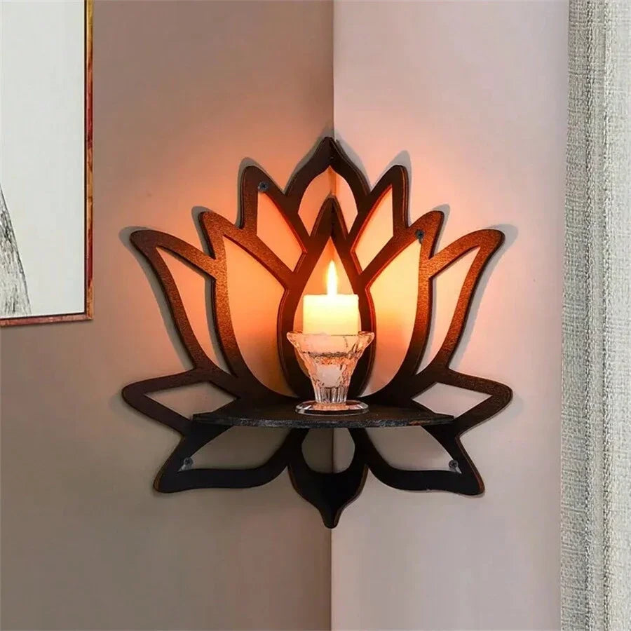 Lotus Floating Wall Shelf