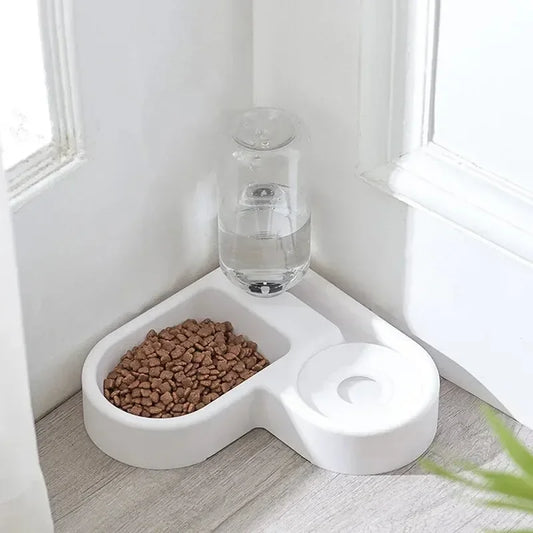 Pet Food Bowl Set