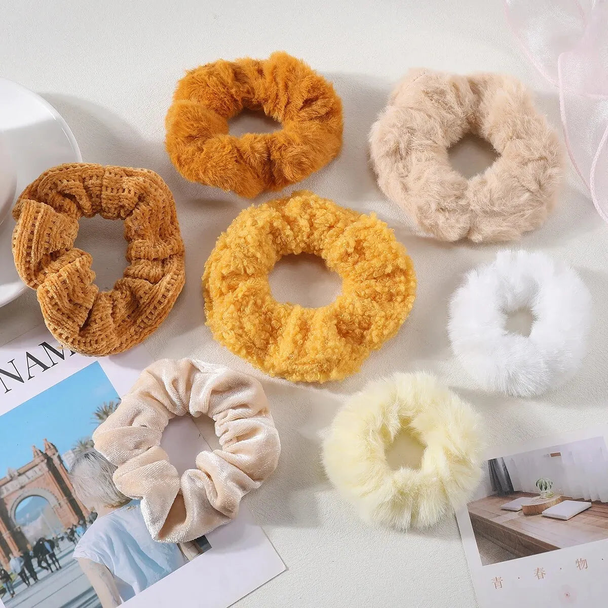 Hair Scrunchies Set