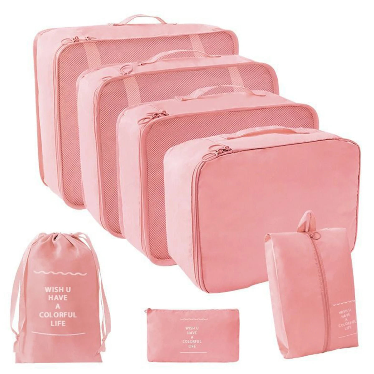 7 Pcs Set Travel Organizer Storage Bags