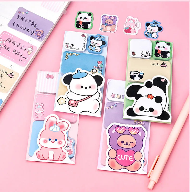 Cute Animal Sticky Notes Memo Pad