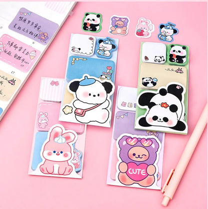 Cute Animal Sticky Notes Memo Pad