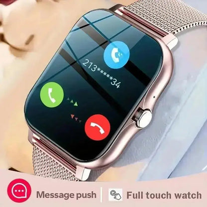 1.44'' Smartwatch with Bluetooth Call & Health Monitoring for Android