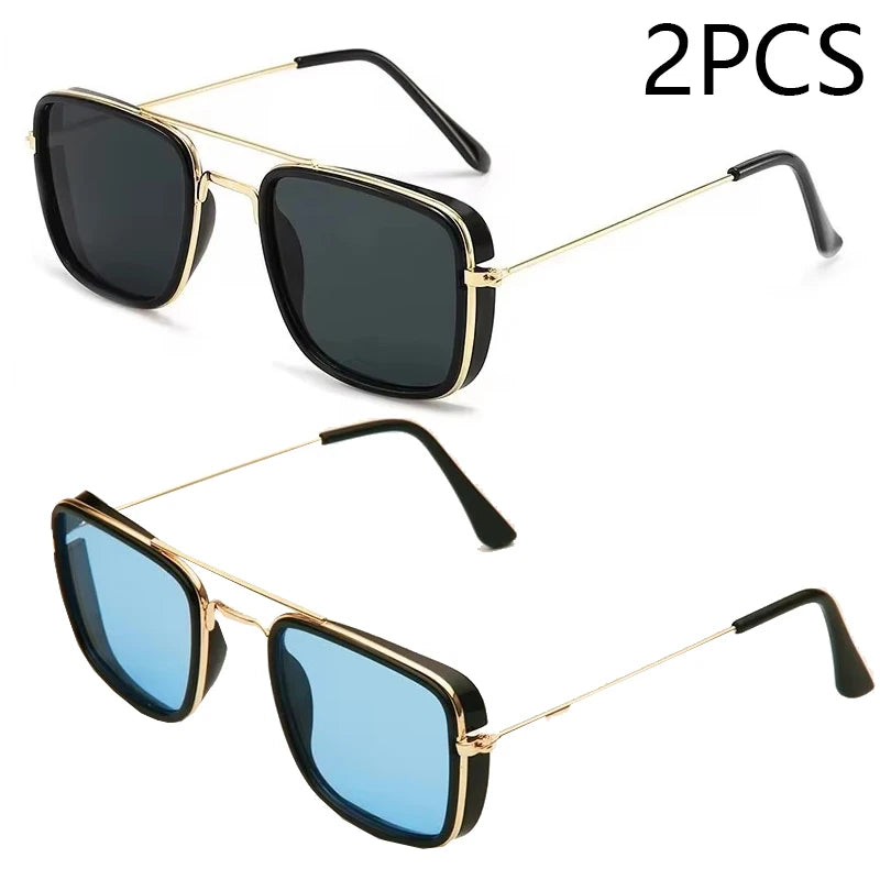 Korean Version Glasses Retro Square Sunglasses