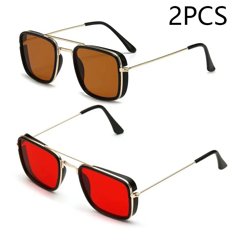 Korean Version Glasses Retro Square Sunglasses