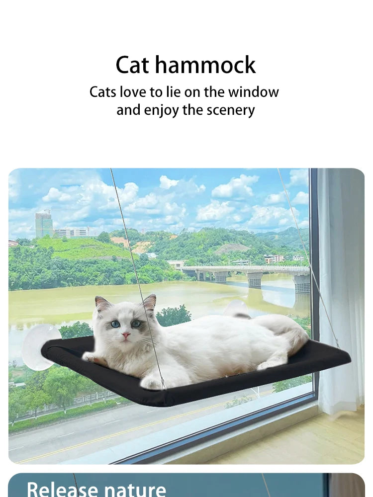 Ultra-Soft Cat Window Hammock Bed