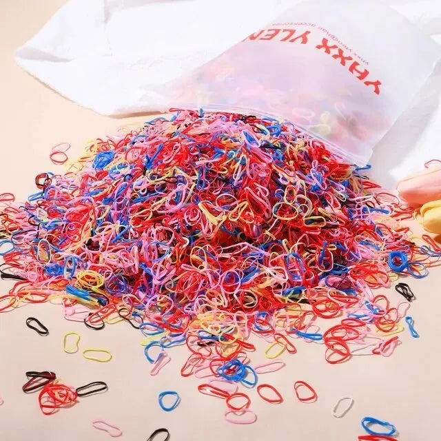 Colorful Small Disposable Hair Bands