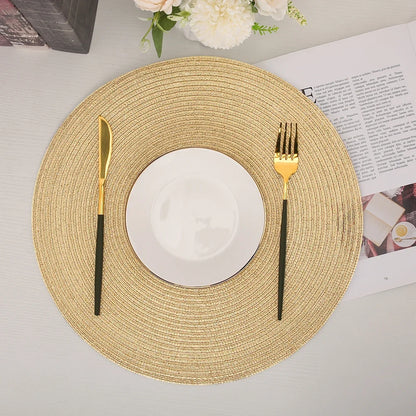 Braided Woven Place Mats & Coasters