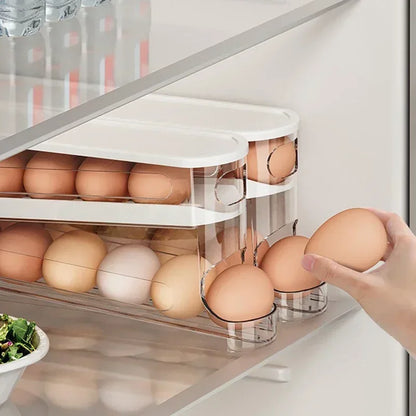 Automatic Rolling Eggs Holder Rack