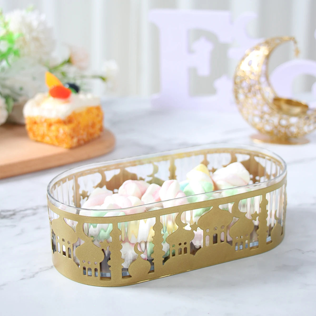 Ramadan Decoration Candy Snacks Tray