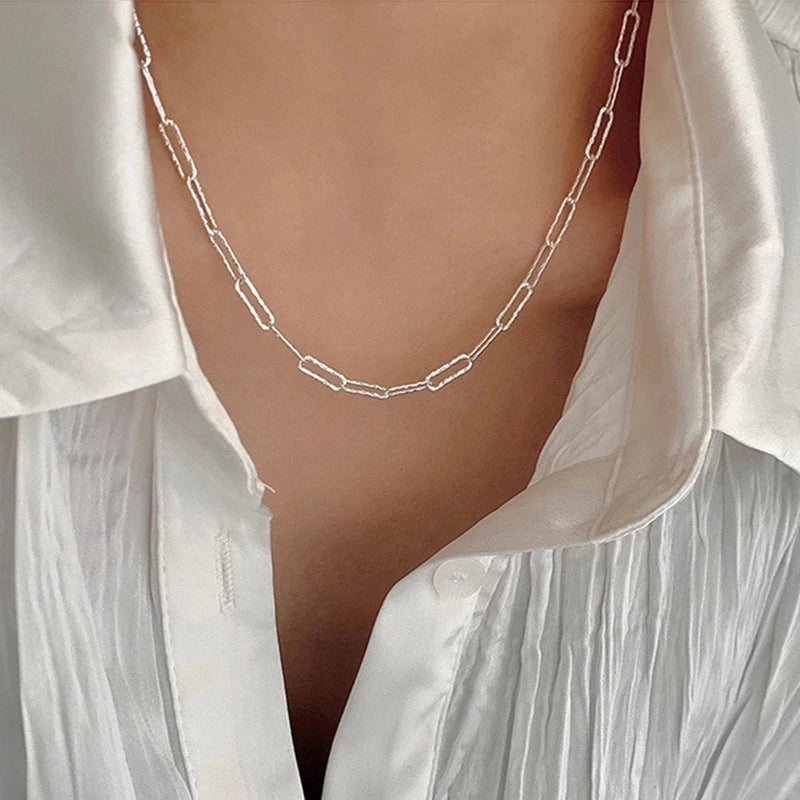 Sparkling Clavicle Chain Choker Necklace