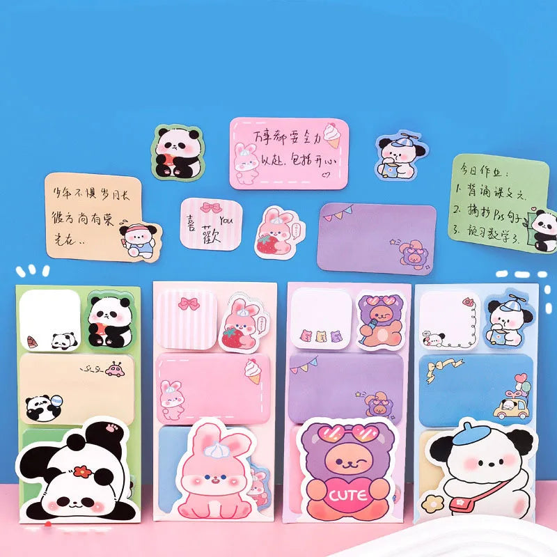 Cute Animal Sticky Notes Memo Pad