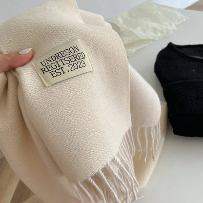 Korean Style Knitted Cashmere Scarf