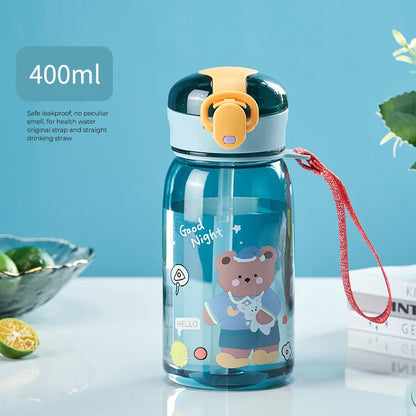 Kids Water Sippy Cup With Straw