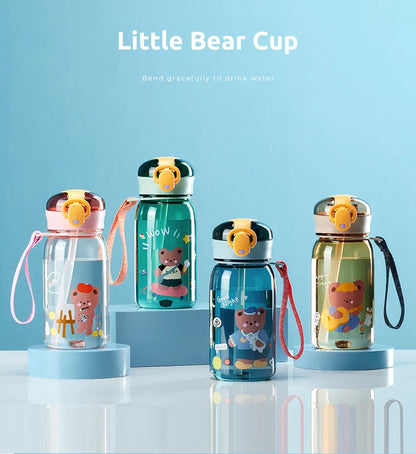 Kids Water Sippy Cup With Straw