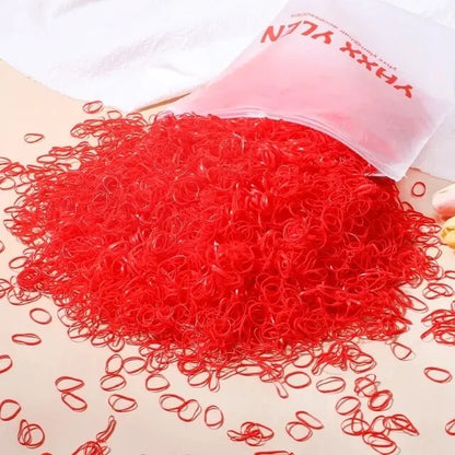 Colorful Small Disposable Hair Bands