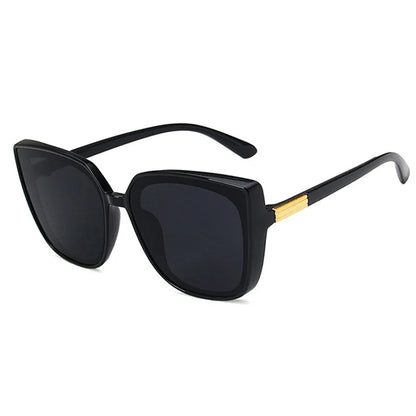 Square-framed Big Trendy Sunglasses