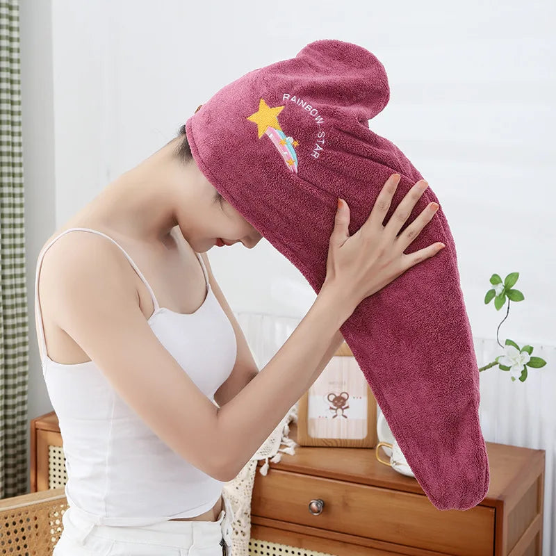 Quickly Drying Super Absorbent Head Towel