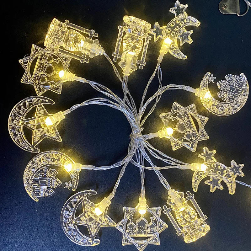 EID Mubarak LED String Lights