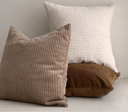 Cotton Corduroy Cushion Cover Without Insert Throw Pillowcase