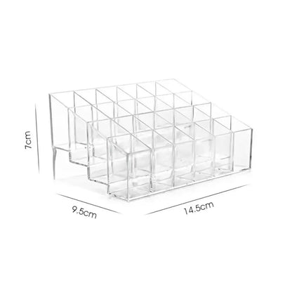 24 Grid Lipstick Holder Acrylic Cosmetics Storage Box