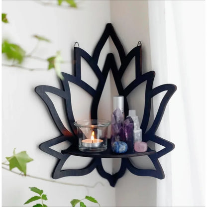 Lotus Floating Wall Shelf