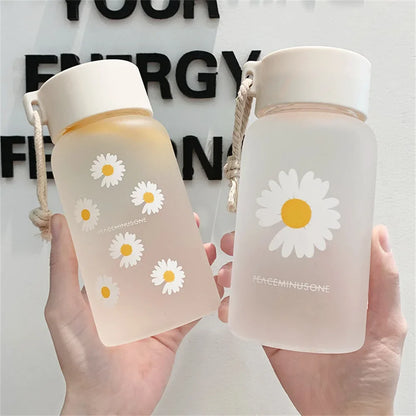 Small Daisy Frosted Plastic Mug