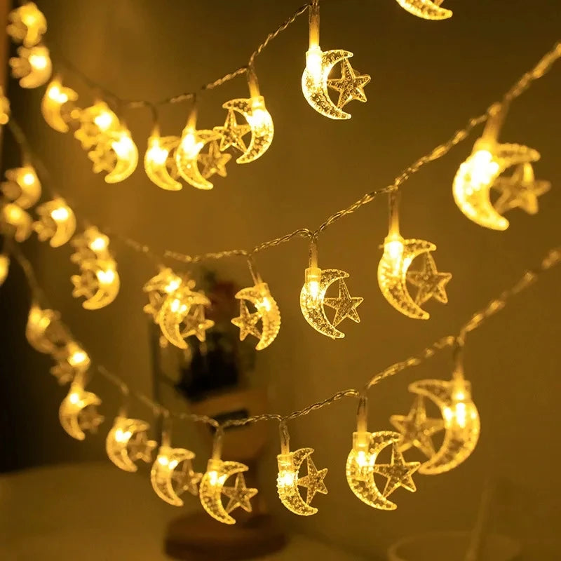 EID Mubarak LED String Lights