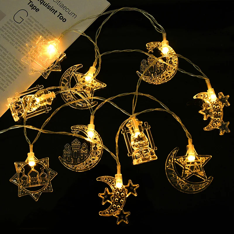 EID Mubarak LED String Lights