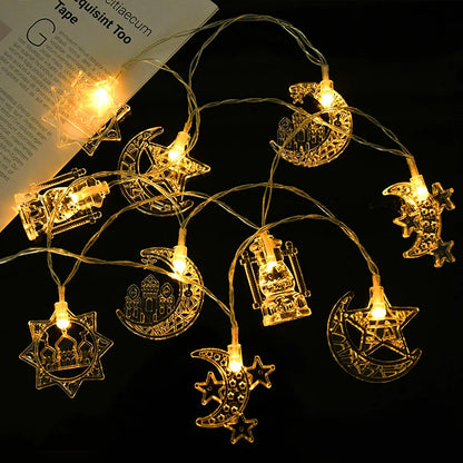 EID Mubarak LED String Lights