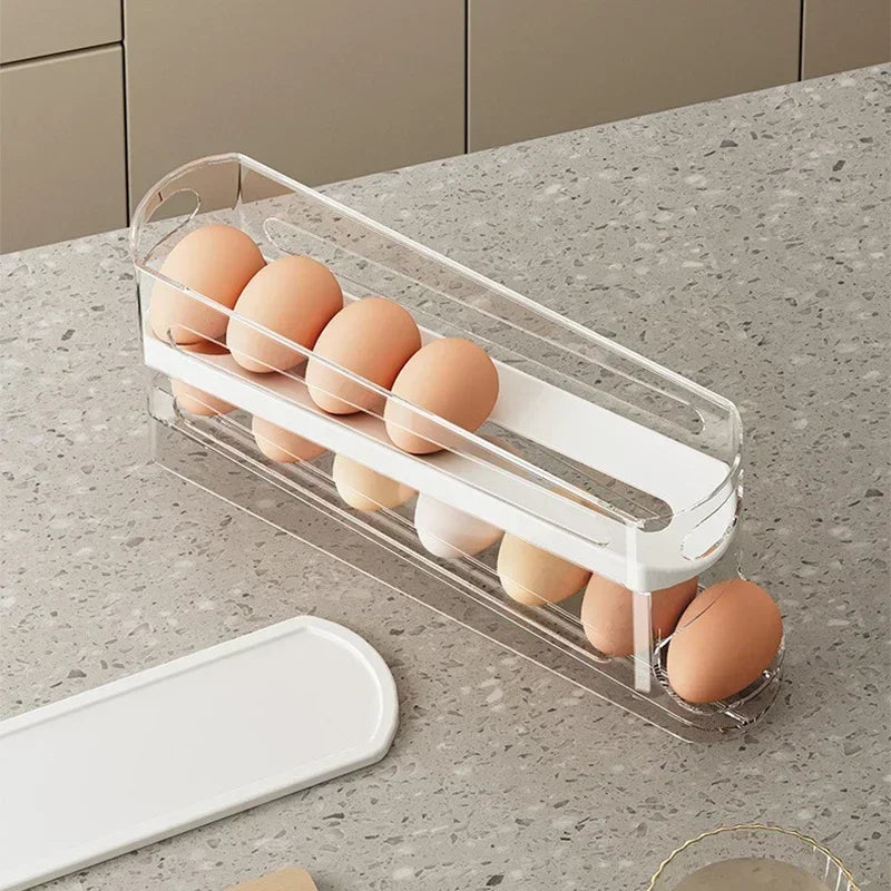 Automatic Rolling Eggs Holder Rack