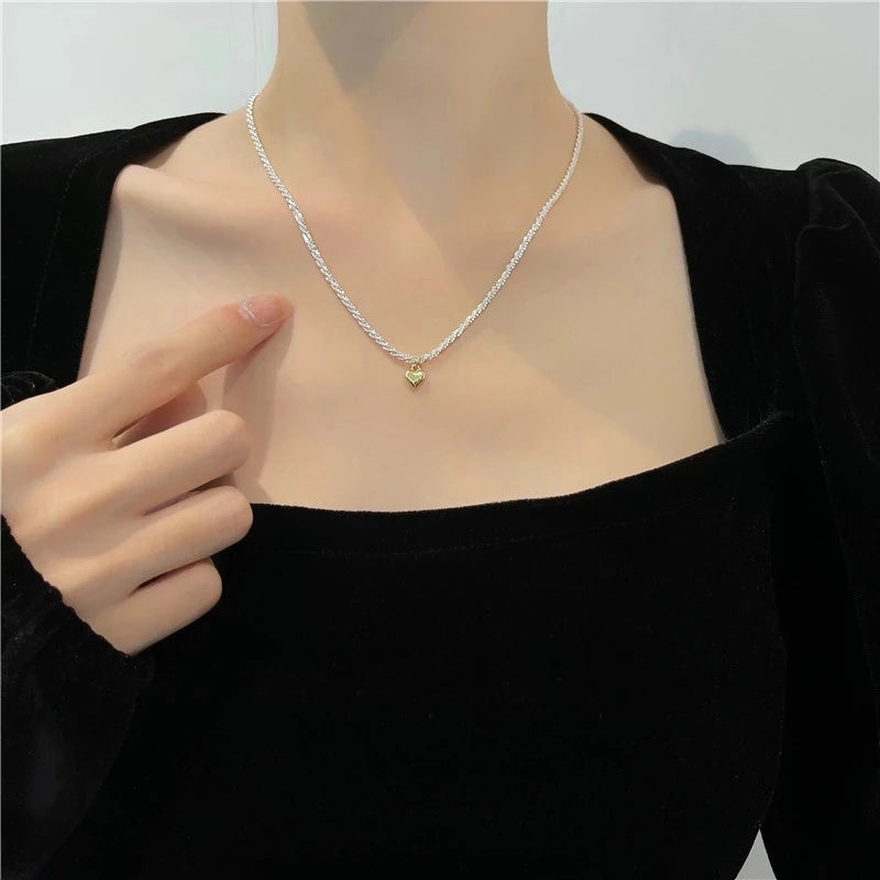 Sparkling Clavicle Chain Choker Necklace