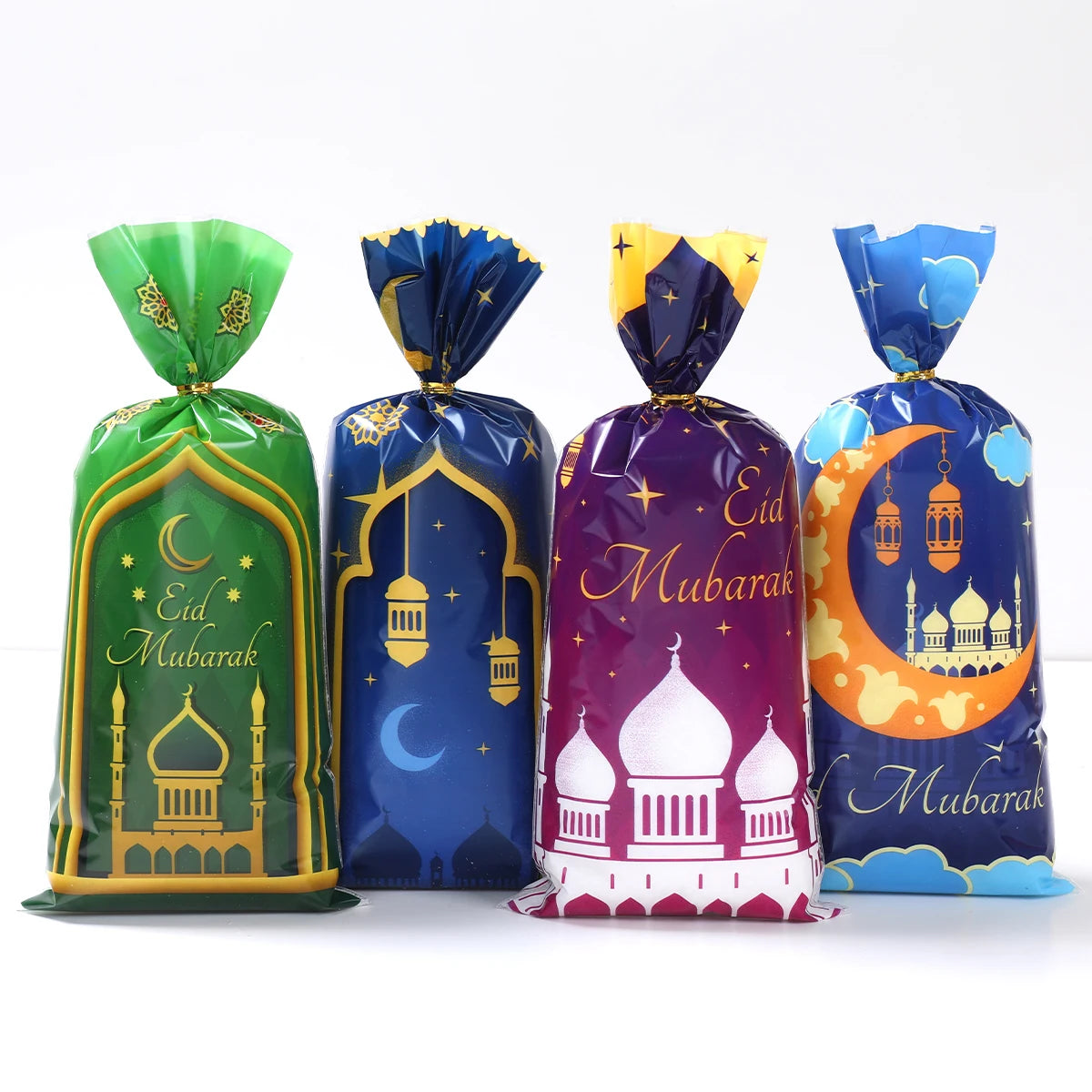 EID Mubarak Gift Cookie Bags With Strap