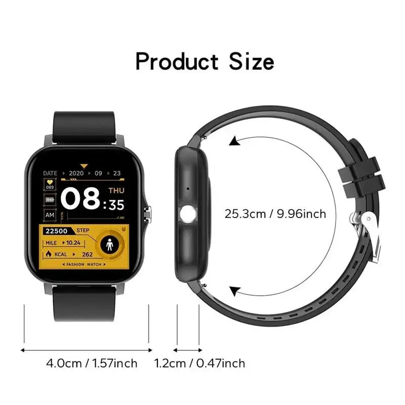 1.44'' Smartwatch with Bluetooth Call & Health Monitoring for Android