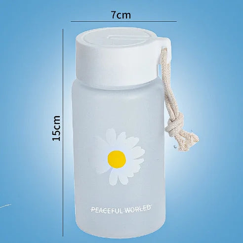 Small Daisy Frosted Plastic Mug