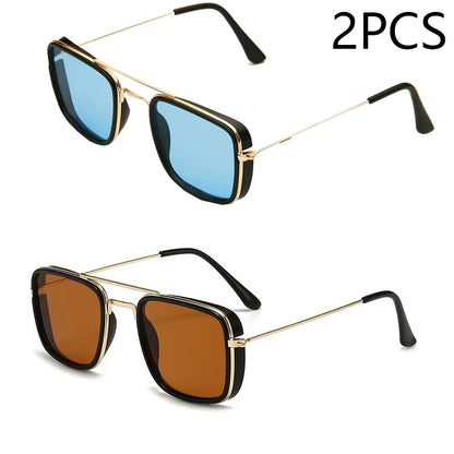 Korean Version Glasses Retro Square Sunglasses