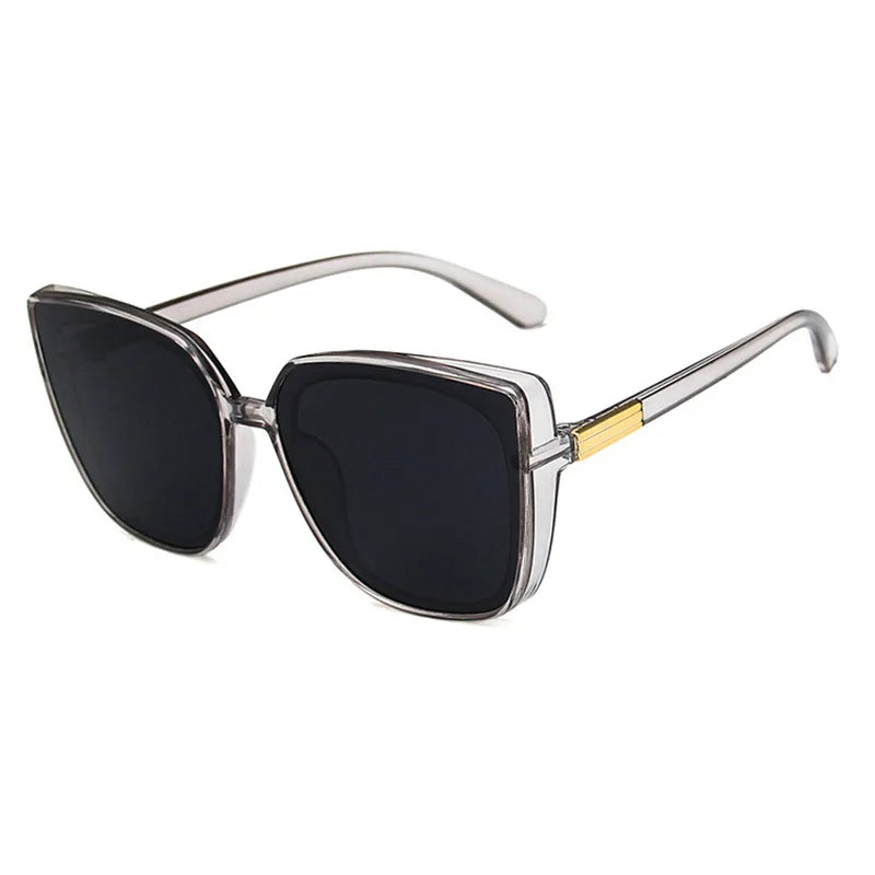 Square-framed Big Trendy Sunglasses