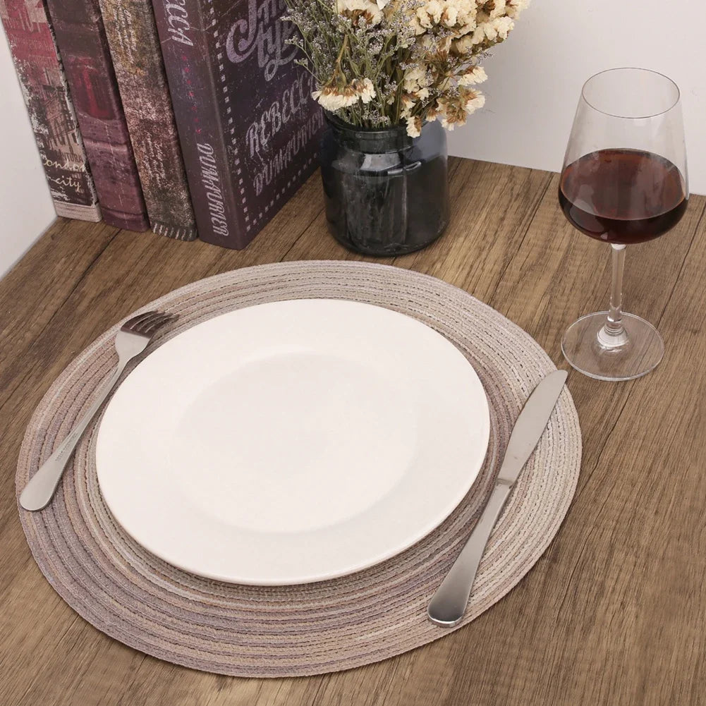 Braided Woven Place Mats & Coasters