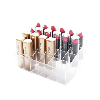 24 Grid Lipstick Holder Acrylic Cosmetics Storage Box