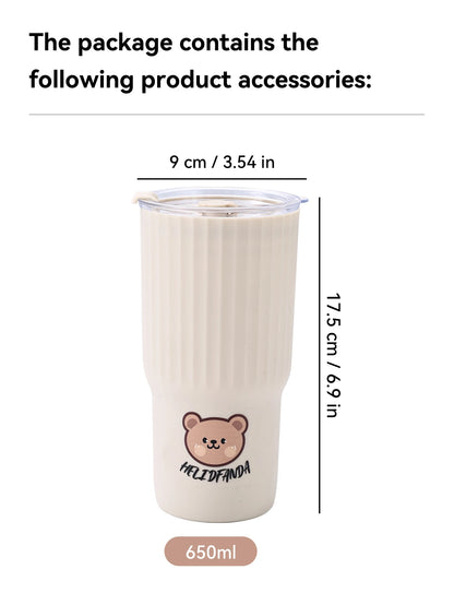 Cute Bear Plastic Water Cup