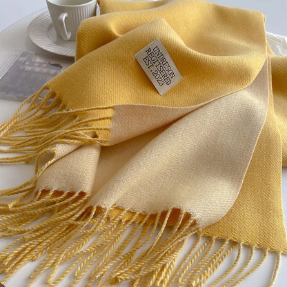 Korean Style Knitted Cashmere Scarf