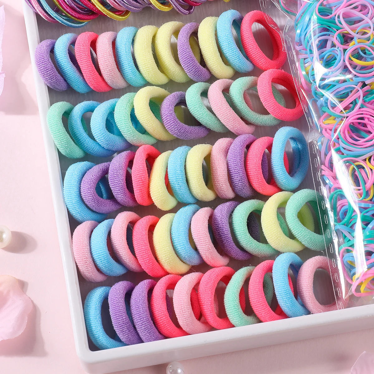 Girls Colorful Hair Bands Set